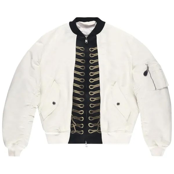 Бомбер Alexander McQueen Tlrd Collar Bomber, цвет Bone