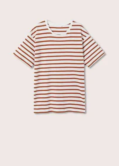 Хлопковая футболка в полоску - Stripes