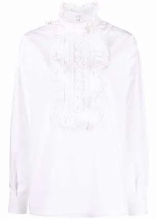 Valentino рубашка с английской вышивкой