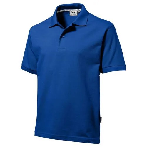 Поло Slazenger Forehand, хлопок, однотонное, размер S, синий