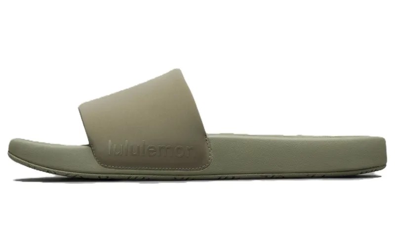Шлепанцы Restfeel Slide мужские зеленые Lululemon