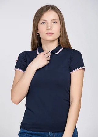 Рубашка женская STOLNIK TW4295 к/р (S, Темно-Синий)