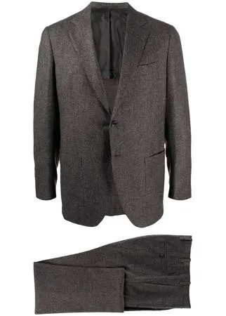 Kiton костюм с однобортным пиджаком