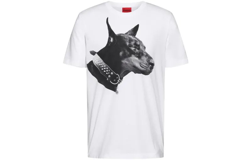 HUGO BOSS Мужская футболка, Белый