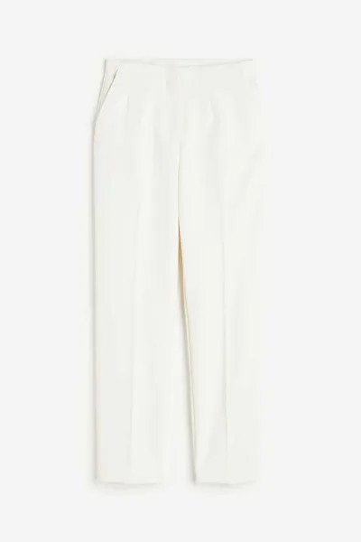 Брюки H&M Tapered, кремовый
