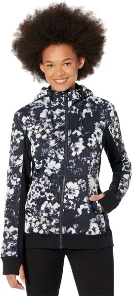 Куртка Frost Printed Roxy, цвет True Black Black Flowers