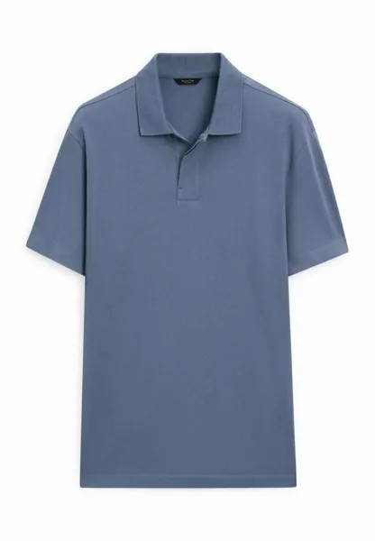 Рубашка поло SHORT SLEEVE COMFORT Massimo Dutti, цвет blue grey