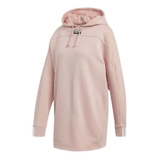 Толстовка Adidas originals Mid-Length Solid Color Pullover Vitality Pink, Розовый