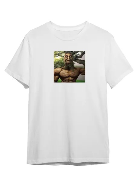 Футболка унисекс СувенирShop Мудрое таинственное дерево/Мем 13 белая 3XL