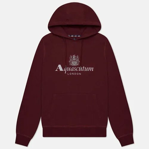 Толстовка Aquascutum, силуэт прямой, размер xl, красный