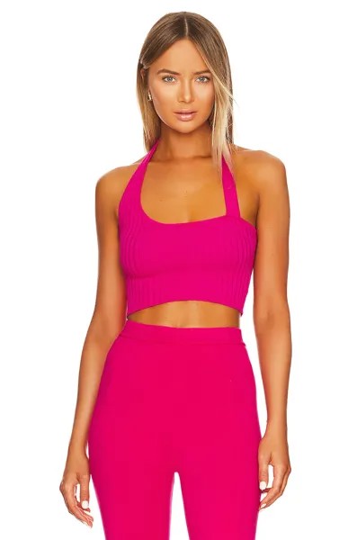 Топ superdown Bella Halter Knit, цвет Hot Pink