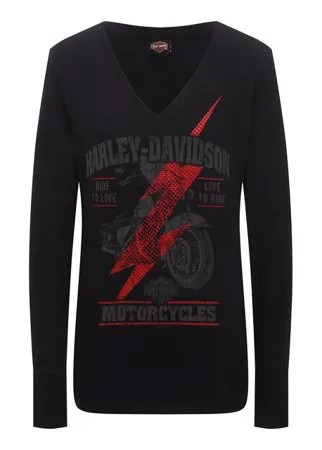 Хлопковый лонгслив Harley-Davidson