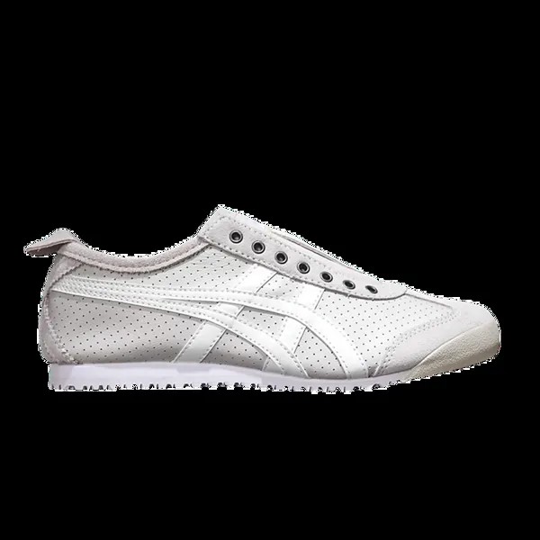 Кроссовки Onitsuka Tiger Mexico 66 Slip-On 'White Perforated', белый