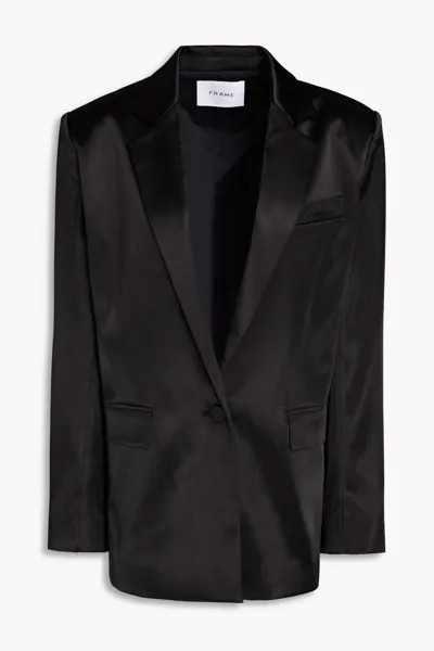 Атласный пиджак Frame, черный