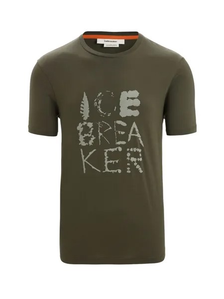 Спортивная футболка Icebreaker, цвет Pastel Green/Dark Green