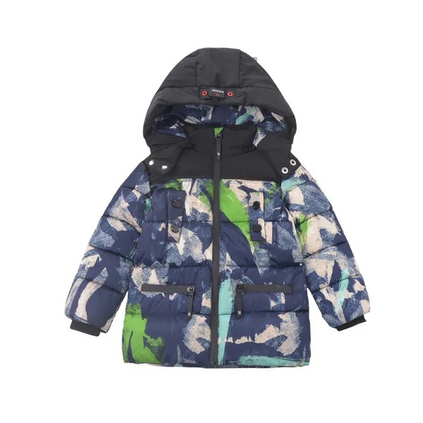 Новинка 2021, осенне-зимняя камуфляжная одежда с капюшоном для мальчиков, куртки, утепленная детская пуховая стеганая куртка, теплые пальто с...