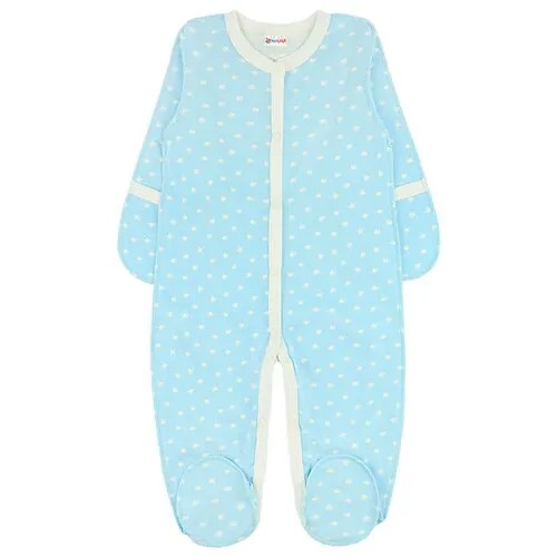 Комбинезон детский для малышей 100% Хлопок голубой звездочки ясельный комбинезон одежда для новорожденных