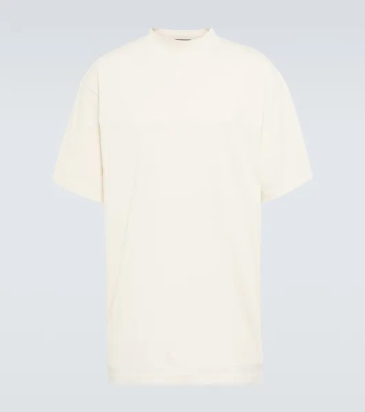 Хлопковая футболка Balenciaga, белый