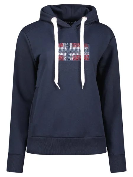 Толстовка Geographical Norway Hoodie Goisette, темно-синий