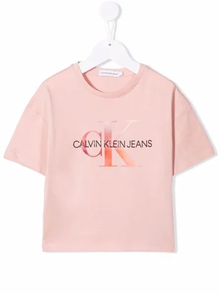 Calvin Klein Kids футболка с логотипом