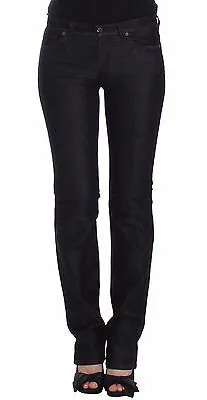 Джинсы Ermanno Scervino Черные узкие джинсовые брюки стрейч скинни W26 Рекомендуемая розничная цена 350 долларов США