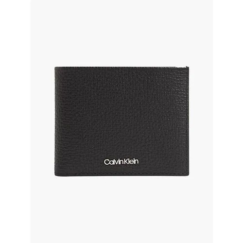 Портмоне CALVIN KLEIN, фактура зернистая, черный