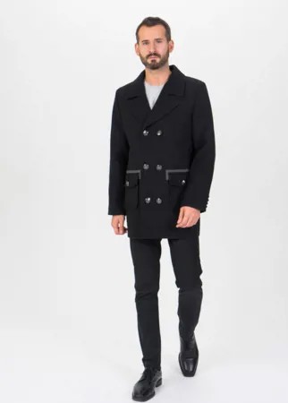 Пальто-бушлат мужское Envy Lab 1500078873/13 черное 54