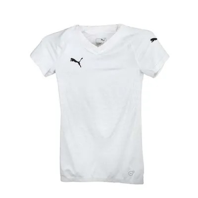 Молодежная футбольная майка Puma Final Evoknit Crew Neck для мальчиков, белая 703448-04