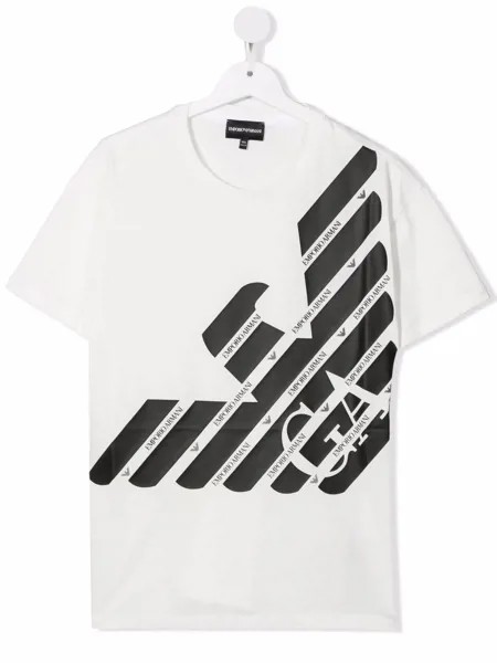 Emporio Armani Kids футболка с логотипом