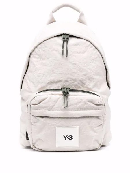 Y-3 Techlite logo patch backpack