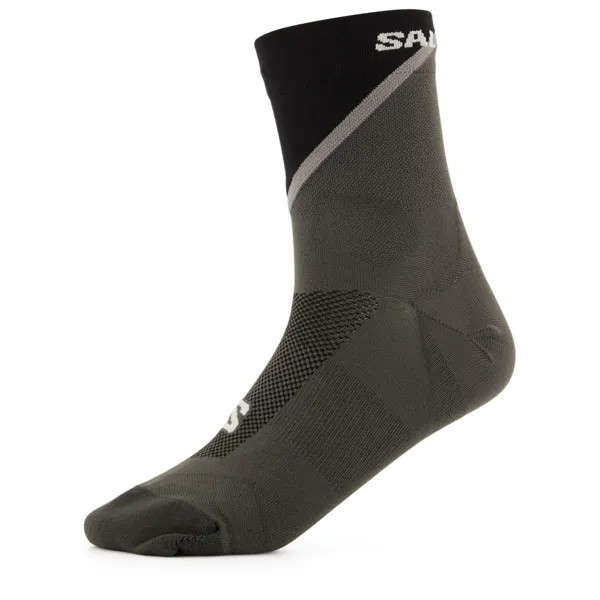 Носки для бега Salomon Pulse Ankle, цвет Black/Monument/Magnet