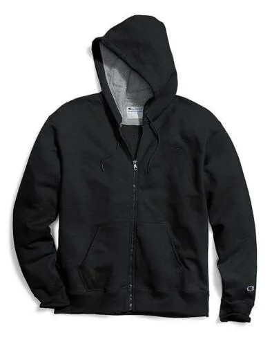 Мужская спортивная куртка Champion Powerblend на молнии, черная cs0891-003
