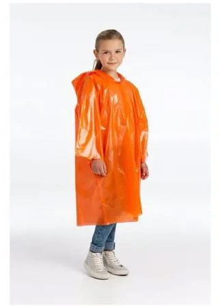 Дождевик-плащ детский BrightWay Kids, оранжевый