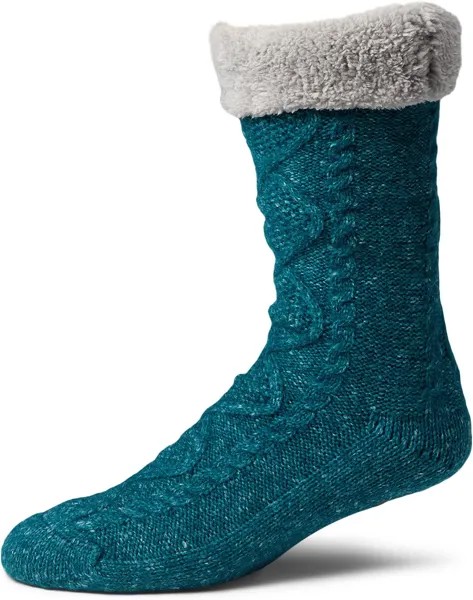 Носки Fireside Gripper L.L.Bean, цвет Teal Blue