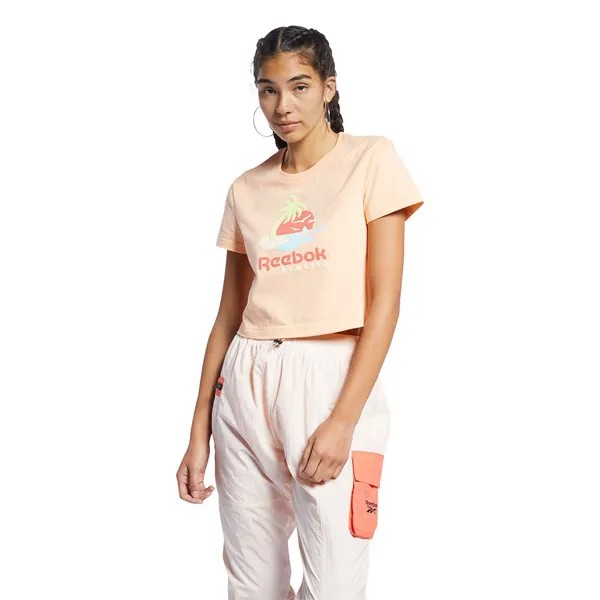 Футболка Reebok Classics Graphics Summer Retreat, оранжевый