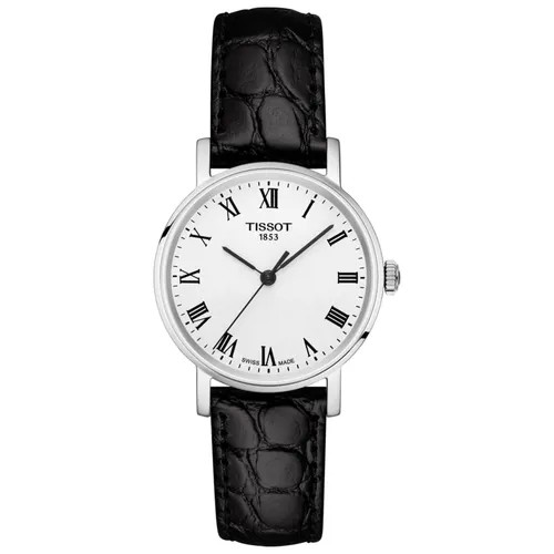 Наручные часы TISSOT T-Classic, серебряный, черный