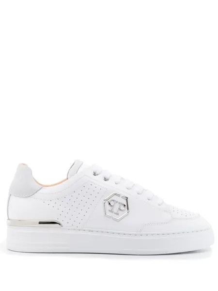 Philipp Plein кеды с логотипом, белый