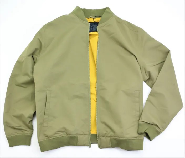 Новая мужская куртка-бомбер Levis Bayview большого размера зеленого цвета с водоотталкивающей пропиткой