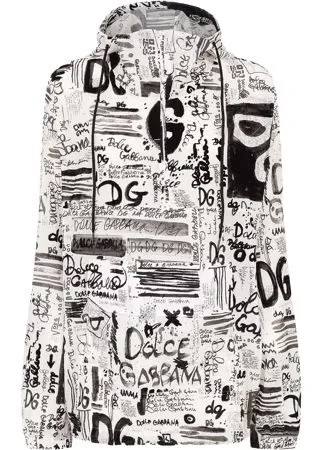 Dolce & Gabbana спортивная куртка с принтом граффити