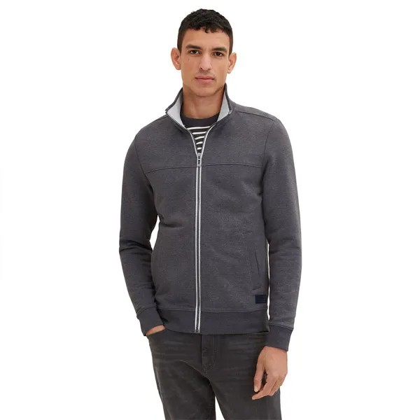 Толстовка Tom Tailor Cutline Sweat Jacket, серый