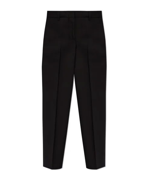 Плиссированные брюки Paul Smith, черный