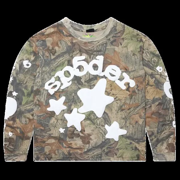 Футболка Sp5der Beluga Long-Sleeve 'Real Tree', разноцветный