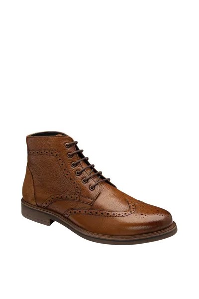 Кожаные ботинки броги 'Magnus' до щиколотки Frank Wright, коричневый