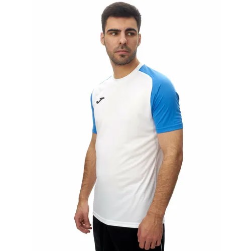 Футболка спортивная joma ACADEMY IV, 1 шт., размер XL, белый/голубой