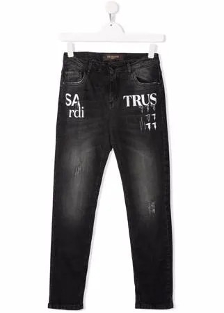 TRUSSARDI JUNIOR джинсы скинни с логотипом