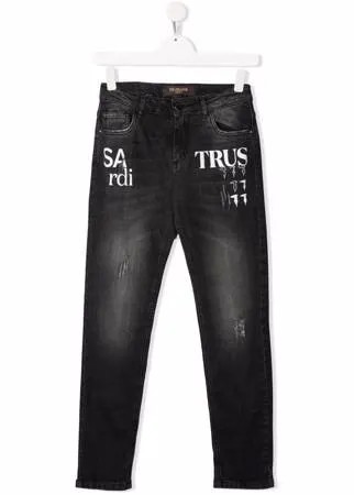 TRUSSARDI JUNIOR джинсы скинни с логотипом
