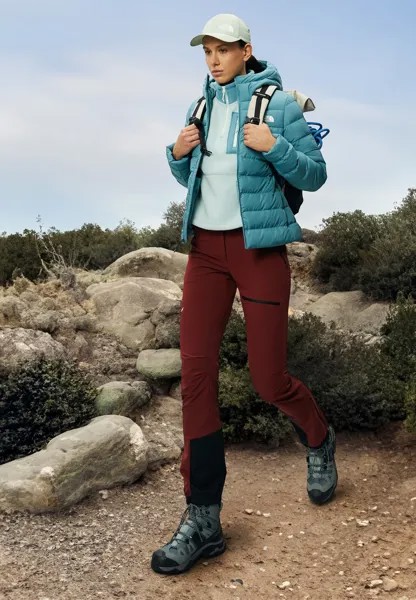 Флисовый свитер YUMIORI ¼ ZIP The North Face, светло-зеленый