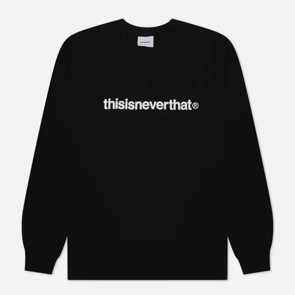 Мужской лонгслив thisisneverthat Print T-Logo чёрный, Размер L