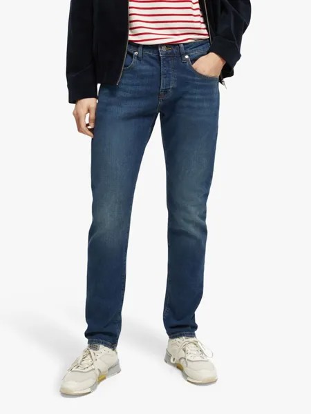 Джинсы приталенного кроя Scotch & Soda Ralston, 0543 - Классический синий