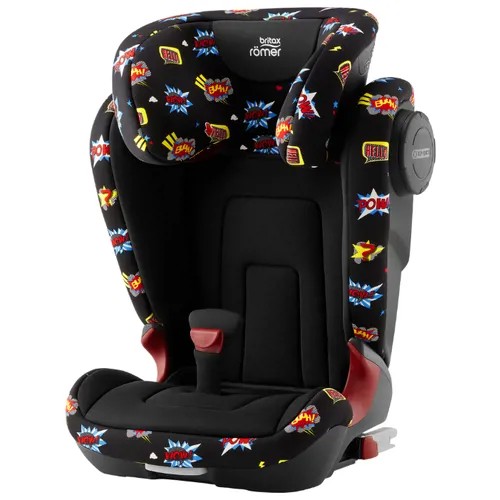 Автокресло группа 2/3 (15-36 кг) BRITAX ROMER Kidfix2 S, comic fun